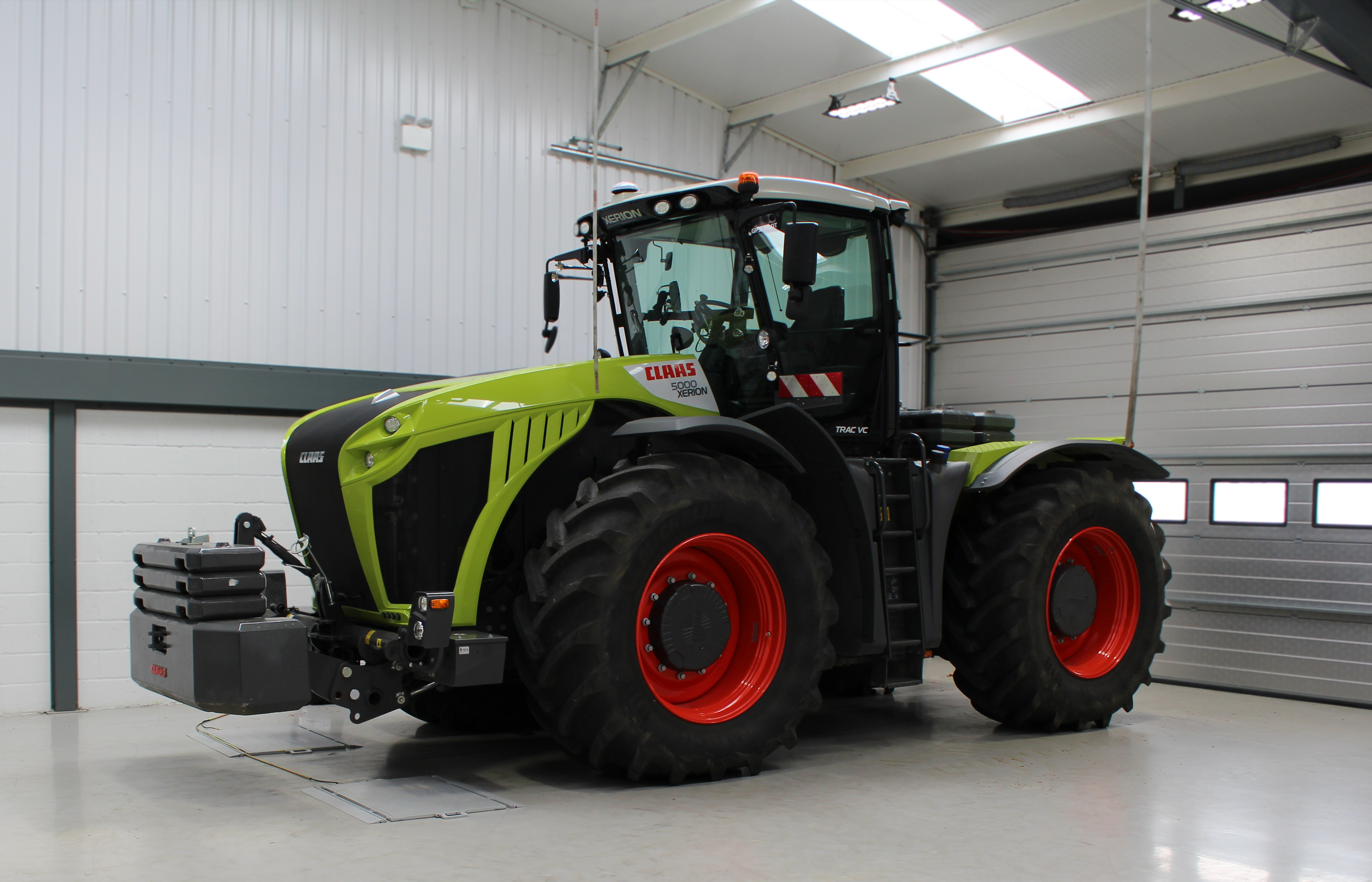 CLAAS farming machinery vehicle weighing solution