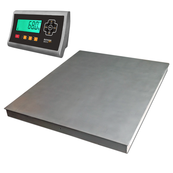 Valueweigh Heavy Duty Stainless Steel Platform Scale with Baykon BX21S Indicator