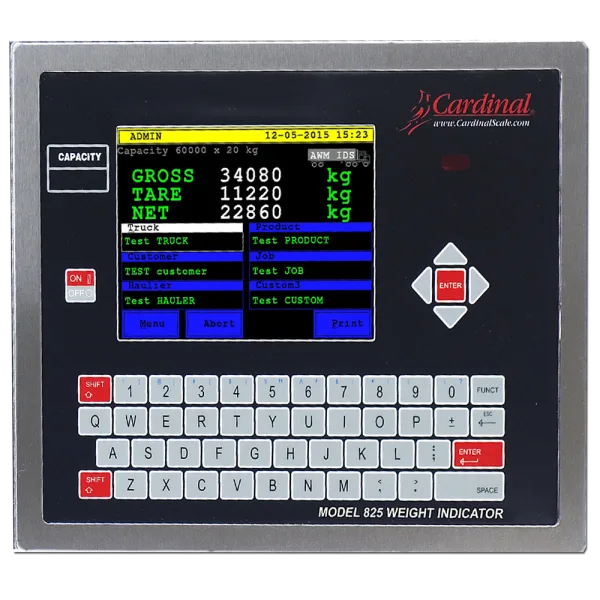 ANPR Weighbridge App for Cardinal 825 Indicator