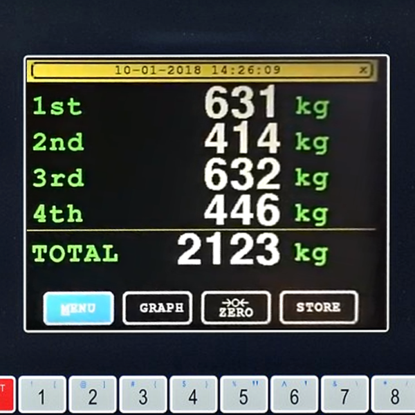 AWM Centre of Gravity App for Cardinal 825 Indicator