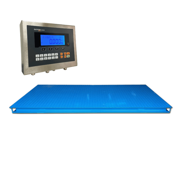 Valueweigh Heavy Duty Mild Steel Platform Scale with Baykon BX24 Weight Indicator